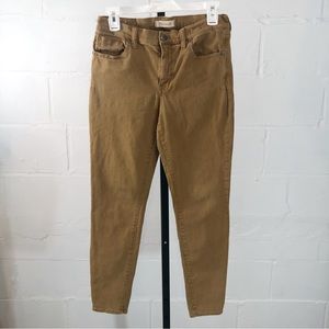 Madewell 9” High Riser Skinny Skinny Jeans Size 28 Camel